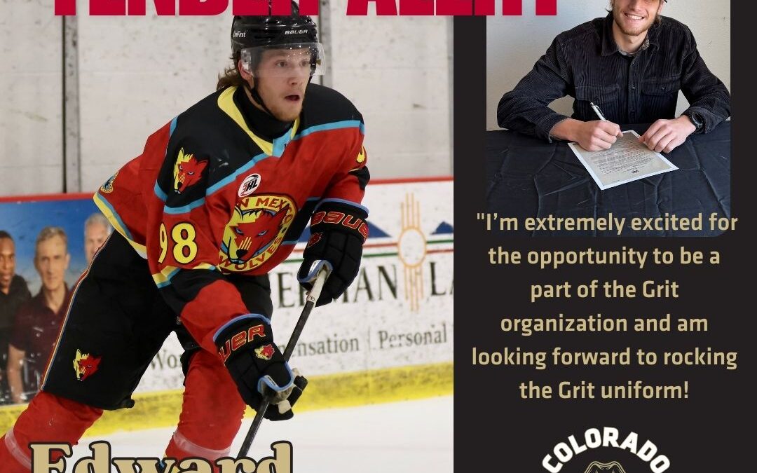 Defenseman Edward Gregorin Signed to Tender
