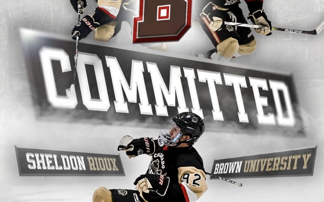 Sheldon Rioux Makes Division 1 Commitment to Brown